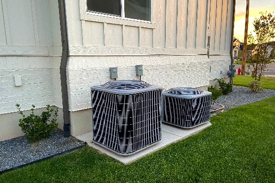 HVAC units outside of a home