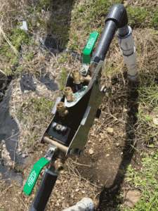 Backflow preventer installed on main water line in Bulverde TX
