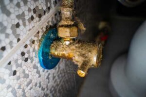 Toilet shut off valve corroded and in need of repair or replacement