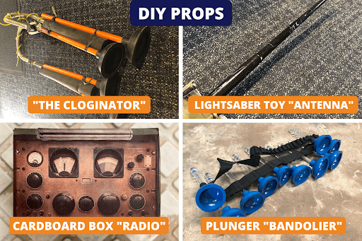 Radiant Plumbing Commercial Props and Costumes