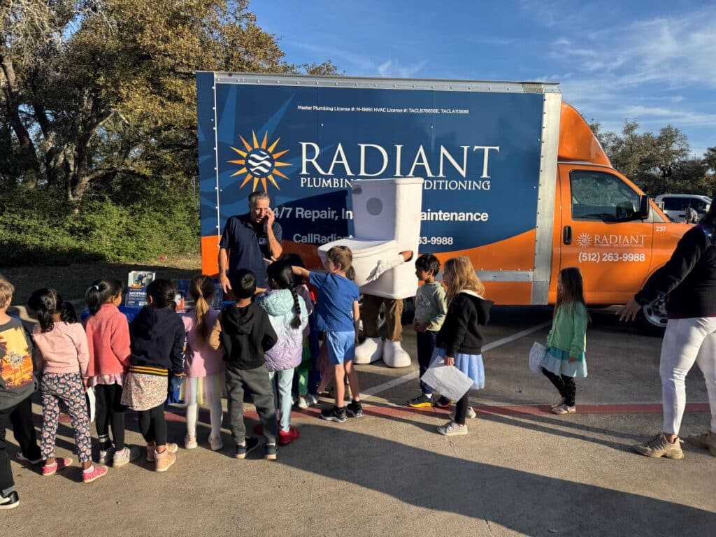The Radiant Austin team answers questions from elementary school kids