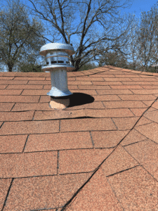 Roof ventilation vent installed for HVAC system in San Antonio TX
